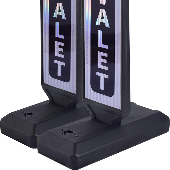 2 Pack 43" x 9.6" inch Double Sided Pedestrian Crosswalk Sign, 21.8" x 9.6" x - Image 7