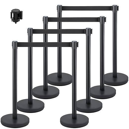 VEVOR Crowd Control Stanchion Set, Stanchion Set by VEVOR