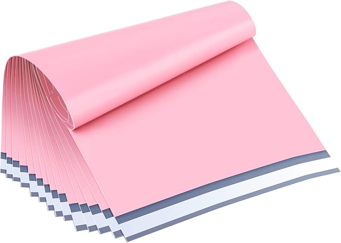 UCGOU Poly Mailers 19x24 Inch Light Pink 100 Pack Extra Large Shipping Bags by UCGOU