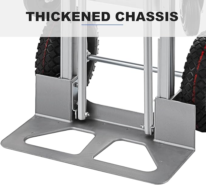 3 in 1 Convertible Hand Truck Dolly, Heavy-Duty Aluminum Hand Truck, 1000 lb - Image 7