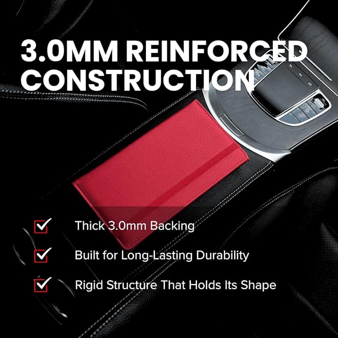 LINTRU Car Registration and Insurance Holder Trifold, Oversized Fit - Image 3