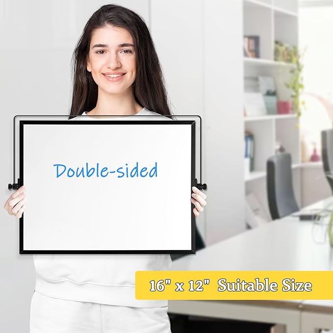 Dry Erase Magnetic White Board, Portable Small Whiteboard Set - Image 8