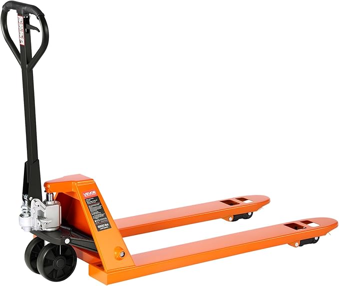VEVOR Pallet Jack, 6600 lbs Load Capacity, Manual Pallet Truck by VEVOR