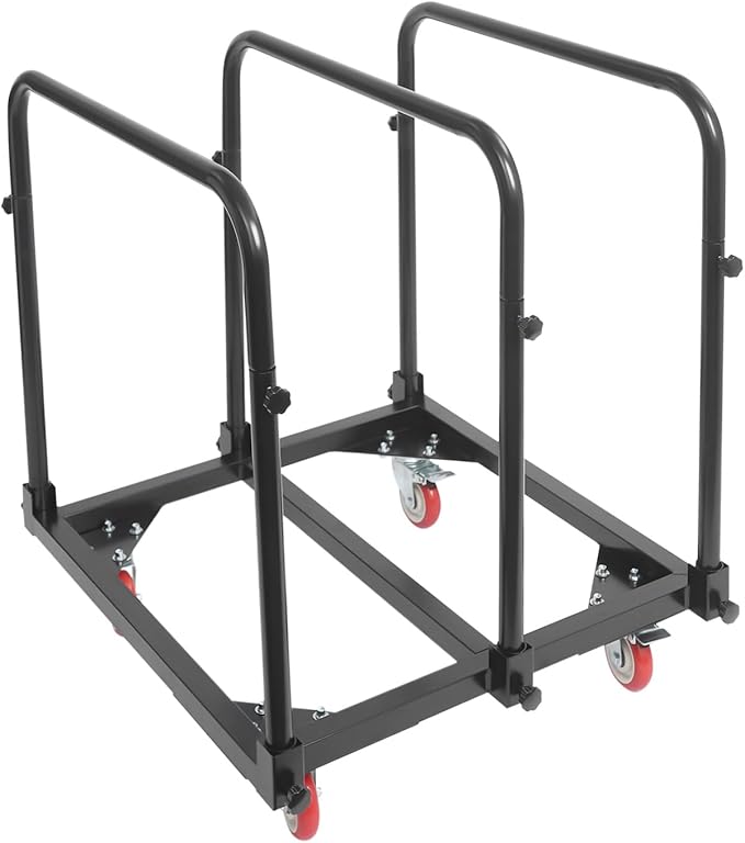 Undercat Steel Panel Truck, Heavy Duty Lumber Drywall Dolly, 1400lbs Platform - Image 6