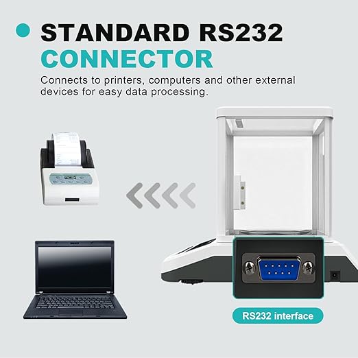 JOANLAB Analytical Balance 200g x 1mg Scale High Precision 0.001g Accuracy - Image 7