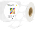 1 Inch Circle Dot Stickers 1000 PCS White Color Coding Thermal Labels Dots by YOULAISHI