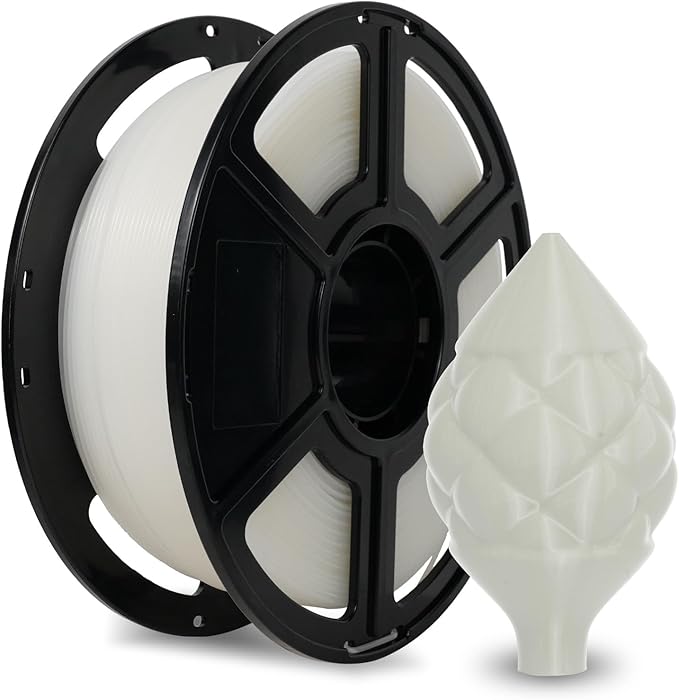FLASHFORGE ABS Pro Filament 1.75mm Natural, 3D Printer Filament 1kg by FLASHFORGE