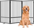 Full Metal Freestanding Dog Gate by SNUOWU
