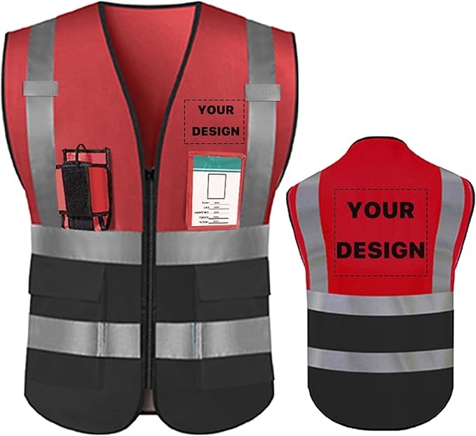 YOWESHOP High Reflective Visibility Safety Vest by YOWESHOP