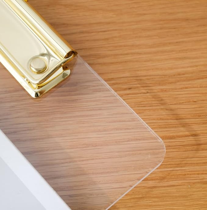JIARI 4 Pack Clear Acrylic Office Clipboard A4 Letter Size 8.6" x 12.2" - Image 5