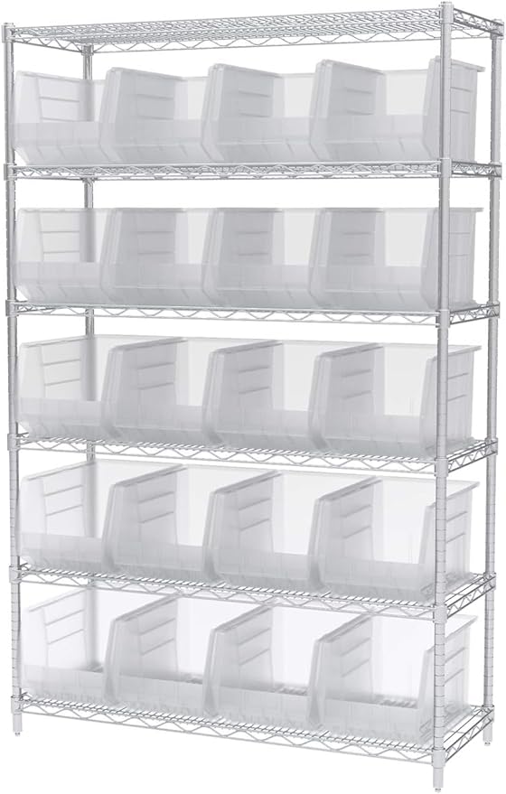 Akro-Mils 30260 AkroBins Plastic Storage Bins, Space-Saving Stackable Bins - Image 4