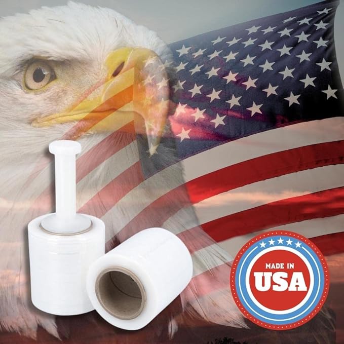 PSBM 960 Rolls 4 Inch x 700 Feet 120 Gauge Mini Stretch Film/Wrap - Image 7