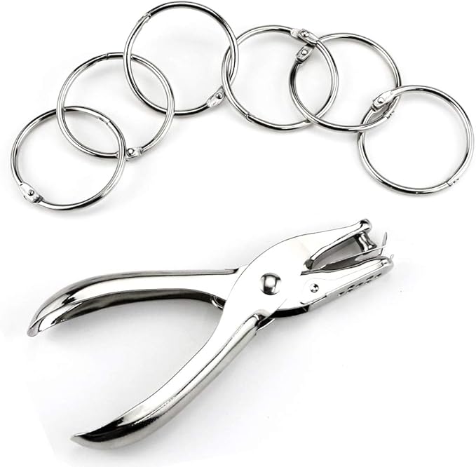 30 Pcs Book Rings 1.5 inch Nickel Plated Steel Binder Circles - Image 6