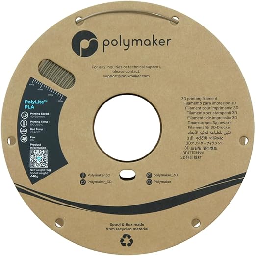 Polymaker PLA Filament, Olive Brown 3D Printing PLA Filament 1.75mm 1kg - Image 4