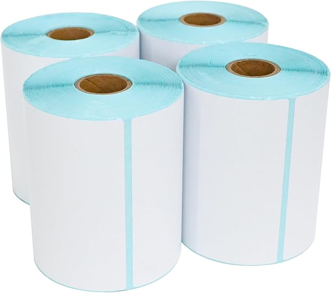 L LIKED 4"x6" Direct Thermal Labels, 250 Labels per Roll, by LLIKED