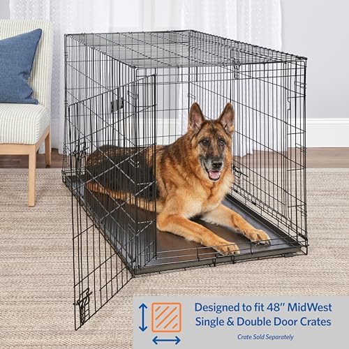 MidWest Homes for Pets Metal Dog Crate Replacement Pan; 48 inch - Image 4