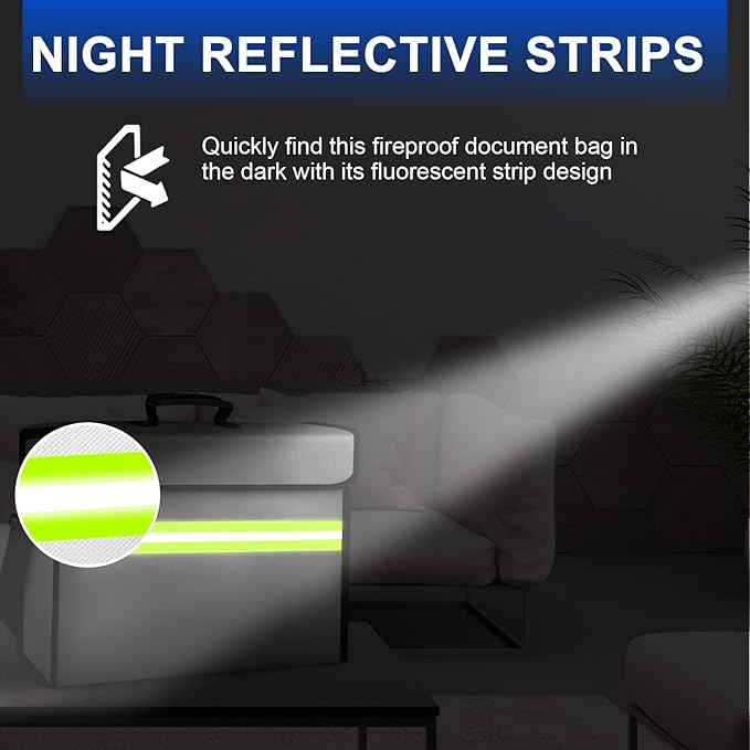 6500°F Large Fireproof Document Organizer - Image 3