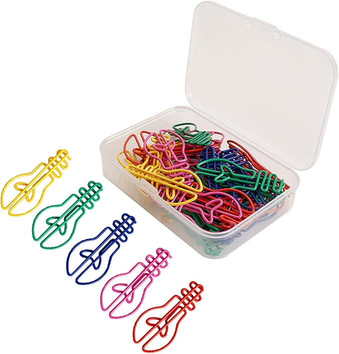 30Pieces Small Paperclips Light Bulb Paper Clip Metal Bookmarks Office Supplies - Image 7