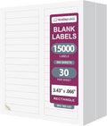 NextDayLabels - 3-7/16" x 2/3" Rectangular Sticker Labels by NextDayLabels
