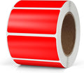 Red Rectangle Stickers 2 x 1 Inch Color Coding Labels Vinyl Roll Self-Adhesive by Meitaat