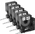 5X a45013 Label Tape Replace for DYMO Label Maker Refills 1/2 in 23Ft White by Freshworld