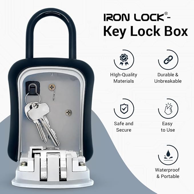 Iron Lock® Key Lock Box Portable - Image 5