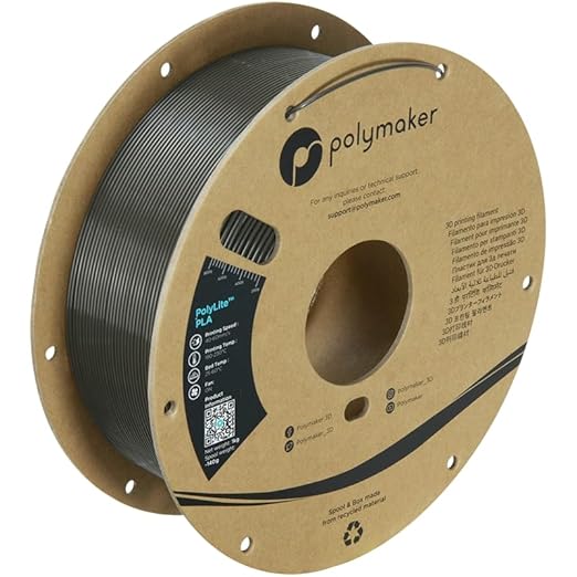 Polymaker PLA Filament, Dark Gray Green 3D Printing PLA Filament 1.75mm 1kg - Image 5
