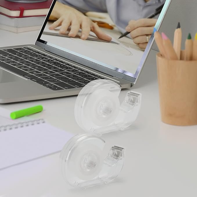 36 Pcs Transparent Tape with Dispenser, 0.7 in x 1000 in Clear Tapes and - Image 6