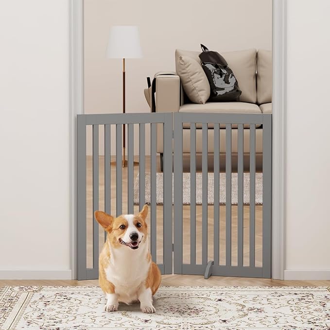 unipaws 36”H Free Standing Pet Gate - Image 3