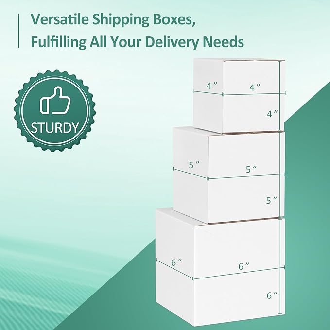Eupako 30 Pack Small Shipping Boxes Assorted Sizes, Cardboard Boxes - Image 5