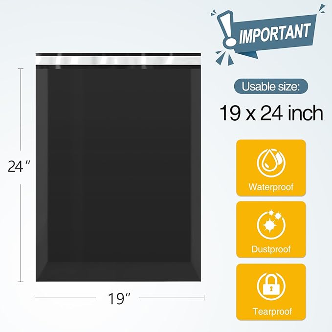 Famagic Poly Mailers, Tearproof and Waterproof Chic Mailing Envelopes, Self - Image 2