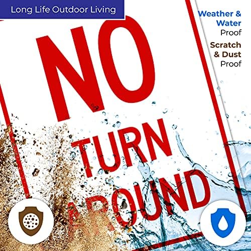 No Turn Around Sign, - Image 5