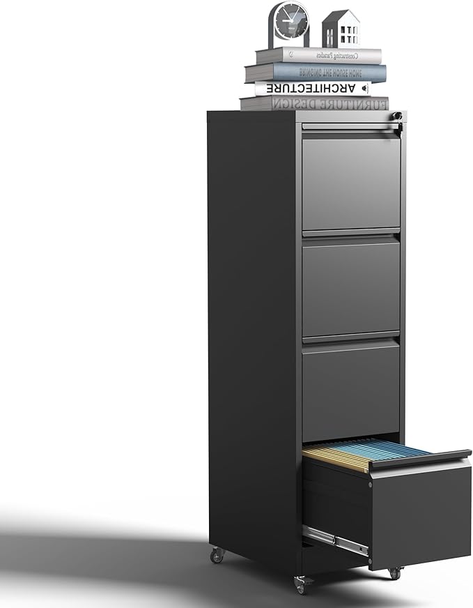 4-Drawer Mobile File Cabinet by EKJOfficials