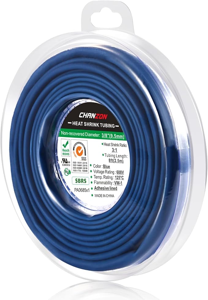 Chanzon 3:1 Ratio 3/8" Heat Shrink Tubing by Chanzon