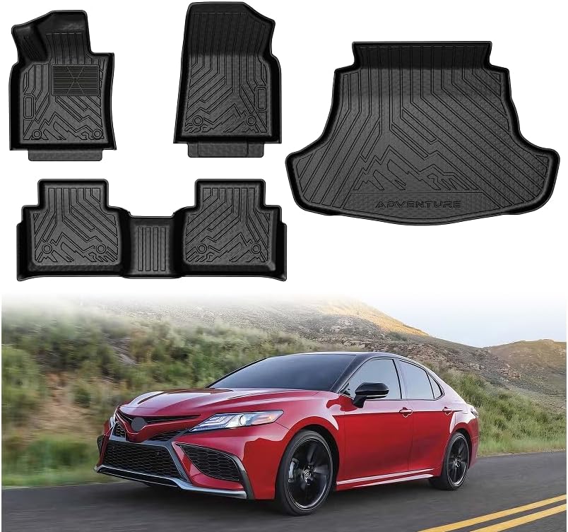 Mixsuper Floor Mat & Cargo Liner for Toyota Camry 2018-2024 FWD Only by Mixsuper