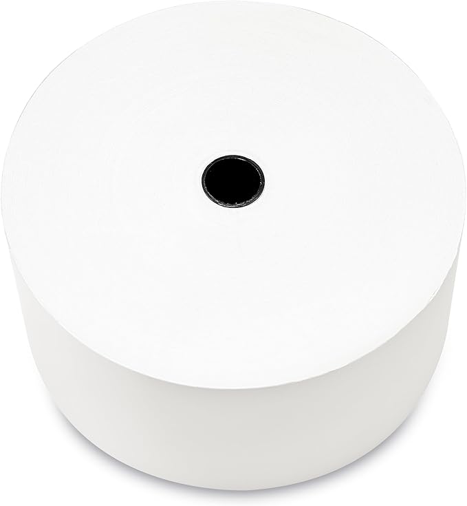 3 1/8" x 815' heavy thermal paper 2 rolls - Image 2