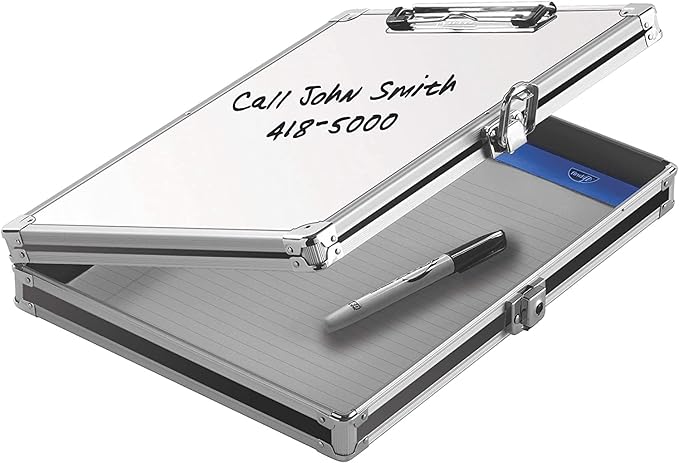 Vaultz Whiteboard Locking Storage Clipboard, Holds 8.5 x 11 Sheets - Image 6