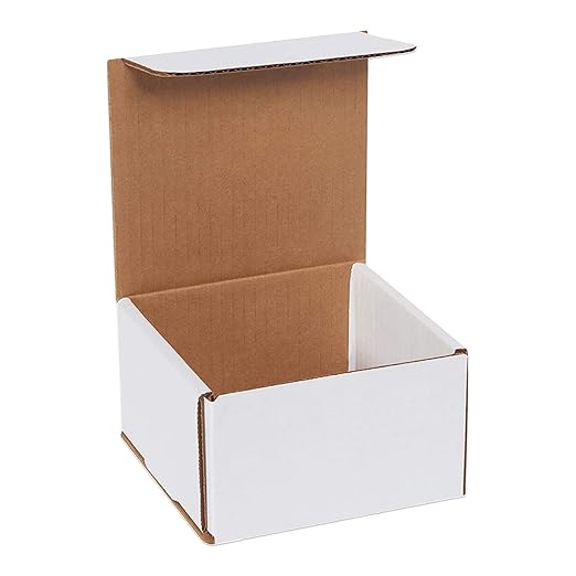 BOX USA Shipping Boxes Small 5"L x 5"W x 3"H, Moving and Storage 553 by BOXUSA