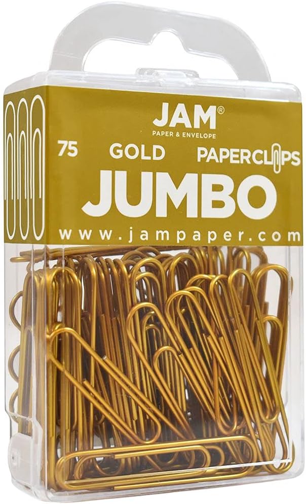 JAM Paper Colored Jumbo Paper Clips - Image 2