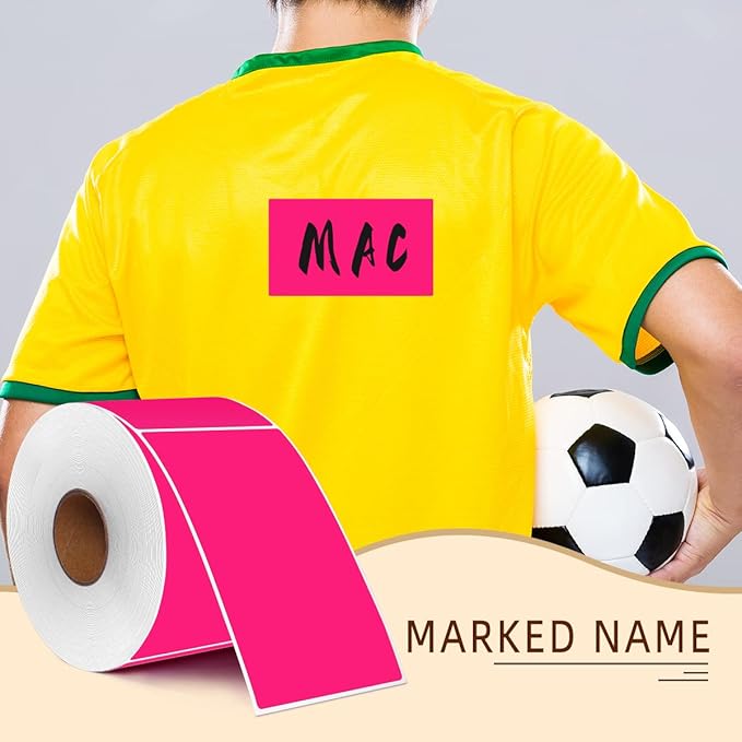 PARLAIM 5" x 3" Rectangle Color Coding Labels, 500 per Inventory Labels Color - Image 5