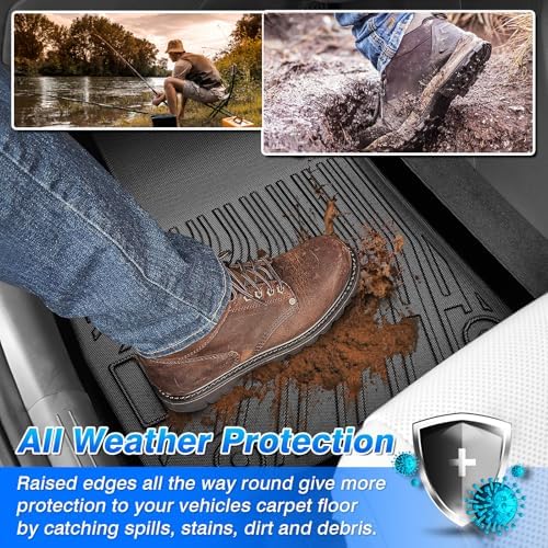 Cartist Floor Mats for Toyota Prius 2010-2015, All Weather Floor Liners for Prius Accessories, Heavy Duty TPE Car Mats, Car Accessories - Image 3