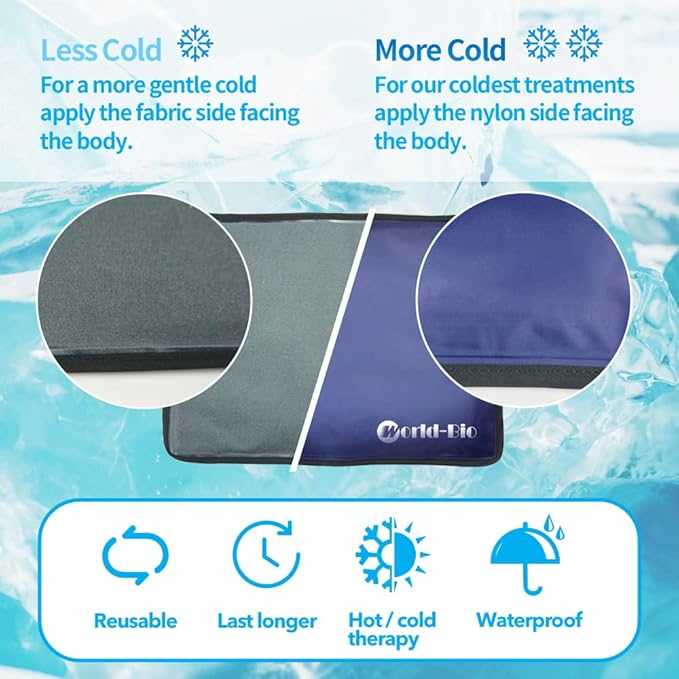 Extra Large Ice Pack for Injuries Reusable, Full Back Ice Pack Large Gel Ice - Image 5