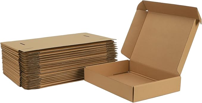 Trwcrt Shipping Boxes 11x8x2 Set of 20, Corrugated Cardboard Box by Trwcrt