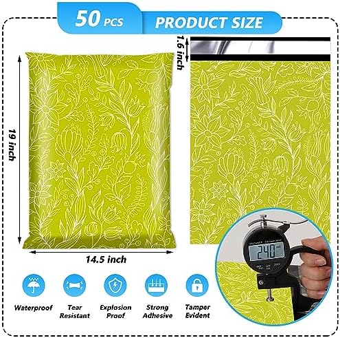Poly Mailer 14.5x19 Inch 50 Pcs, Shipping Bags for Clothing - Image 2