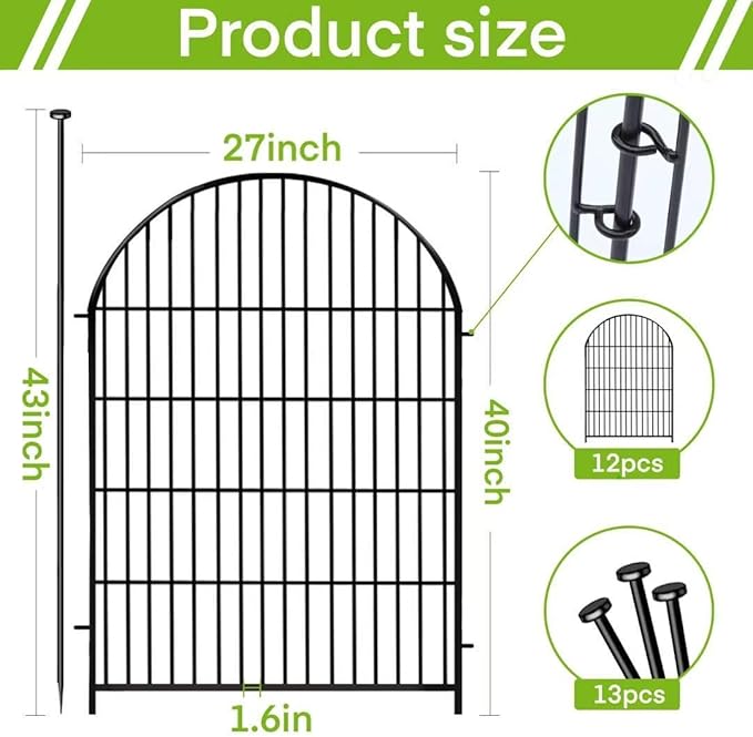 ADAVIN Garden Fence Animal Barrier - Image 2