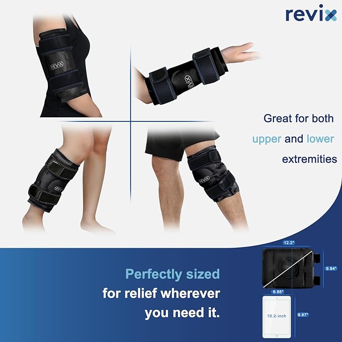 REVIX Ice Packs for Knee Relaxation, Reusable Gel Ice Wraps - Image 5