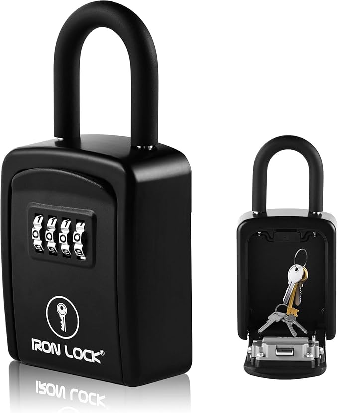 Iron Lock® Key Lock Box Portable by IronLock