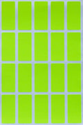 Neon Yellow Small Sticker Sheets by RoyalGreen