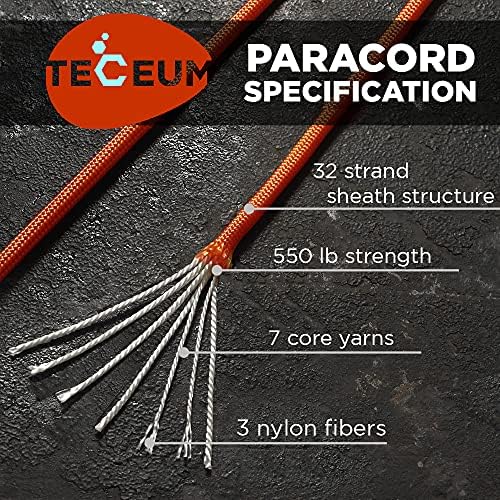 Paracord Rope 550 lb 4mm – Parachute Cord – Utility Camping Rope - Image 2