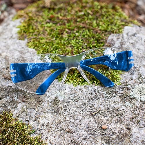 BISON LIFE Clear/Blue Safety Glasses for Men & Women, ANSI Z87.1, 144 Pack - Image 3